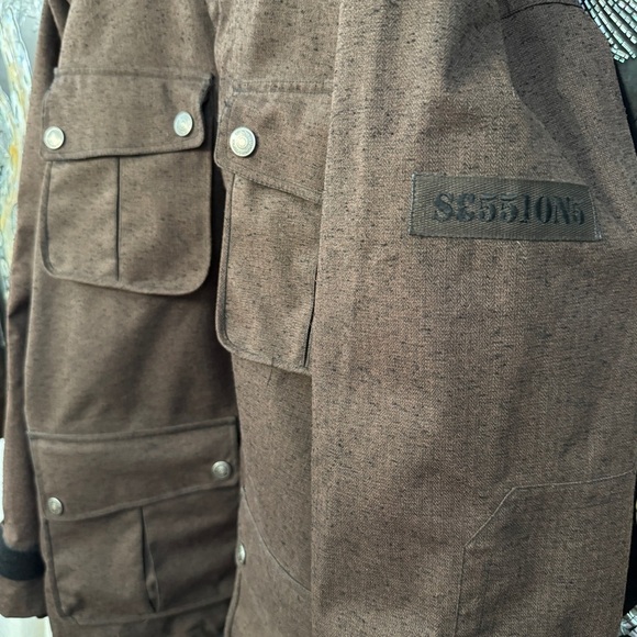 Sessions Ridge Series Men’s Ski/Snowboard Jacket M Brown RECCO - Picture 13 of 15